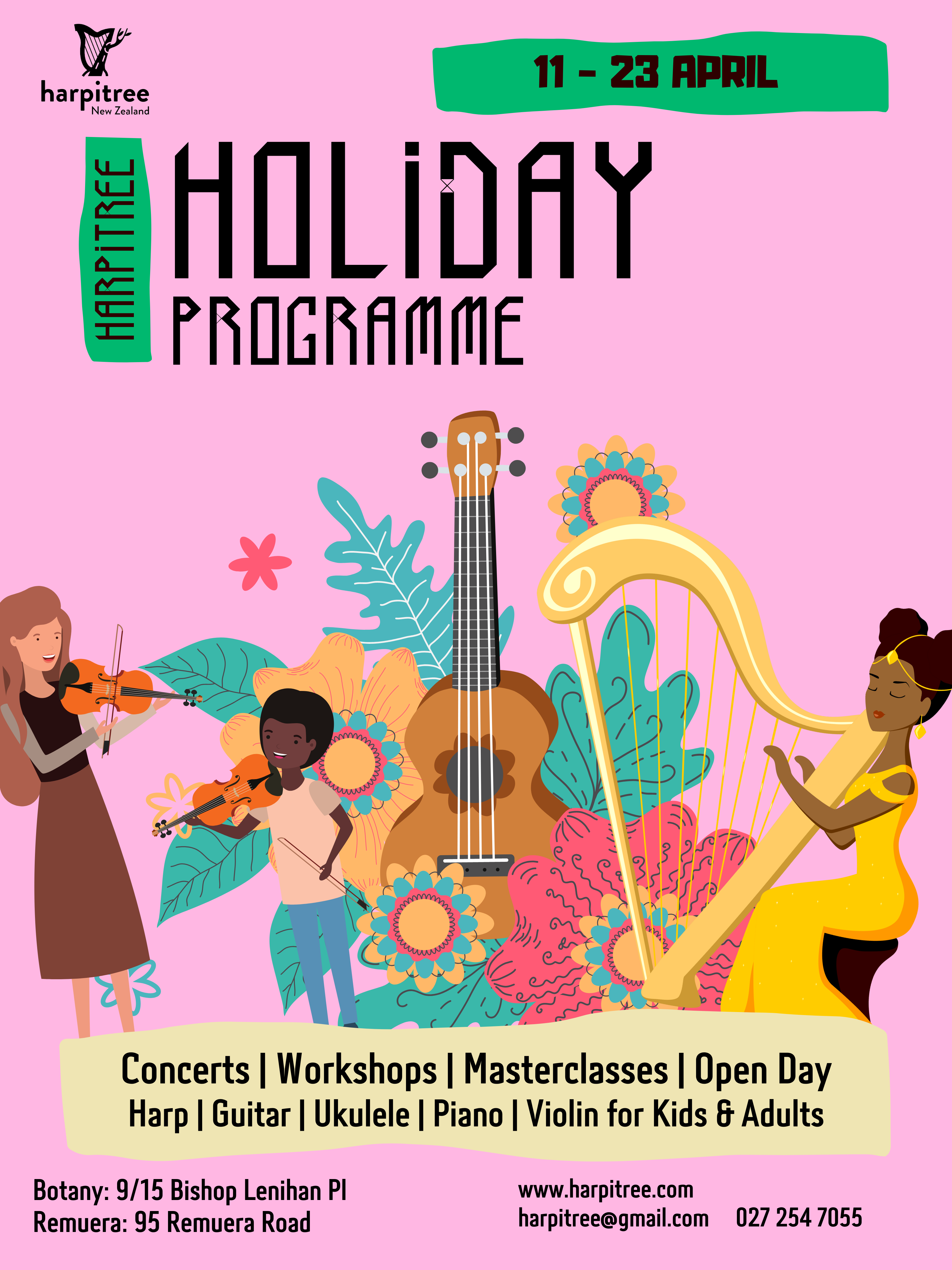 harpitree music school NZ Music Teachers Online